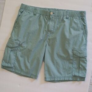 Tommy Bahama Men's Flat Front Cargo Shorts XXL Light Teal
